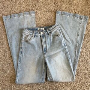 Rollas High Rise Eastcoast Flare Denim Jeans